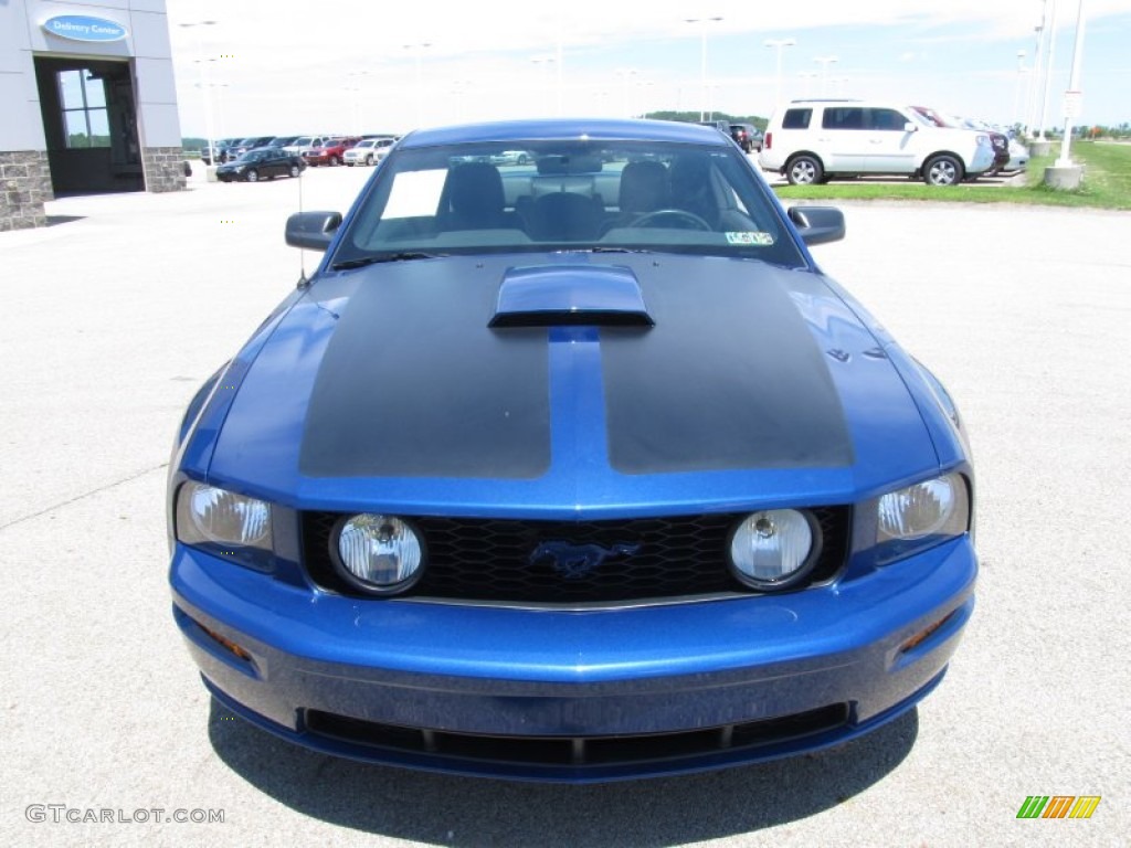 2008 Mustang GT Premium Coupe - Vista Blue Metallic / Dark Charcoal photo #18
