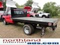 2011 Vermillion Red Ford F350 Super Duty XL Regular Cab 4x4 Chassis Stake Truck  photo #2