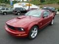 2009 Dark Candy Apple Red Ford Mustang V6 Coupe  photo #5