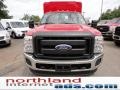 Vermillion Red - F350 Super Duty XL Regular Cab 4x4 Chassis Commercial Photo No. 3