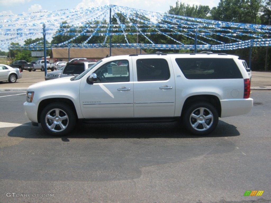 White Diamond Tricoat 2011 Chevrolet Suburban LTZ Exterior Photo #51833683