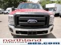 Vermillion Red - F350 Super Duty XL Regular Cab 4x4 Chassis Commercial Photo No. 3