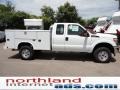 Oxford White 2011 Ford F350 Super Duty XL SuperCab 4x4 Chassis Commercial