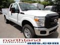 Oxford White - F350 Super Duty XL SuperCab 4x4 Chassis Commercial Photo No. 2