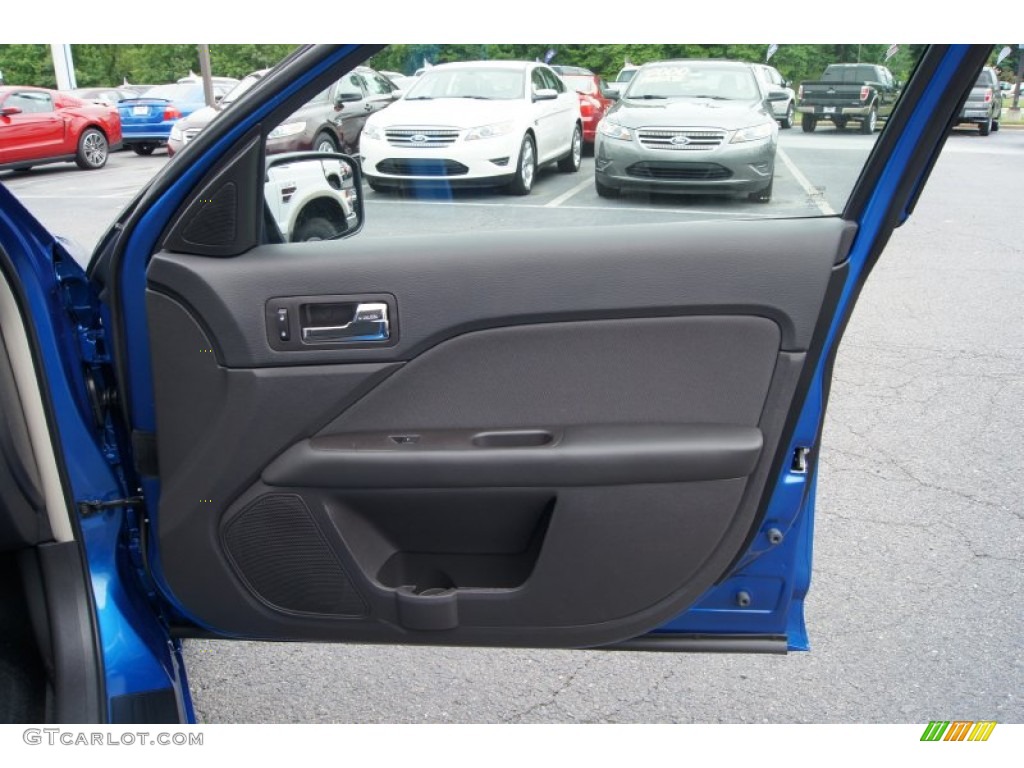 2012 Ford Fusion SE V6 Charcoal Black Door Panel Photo #51834928