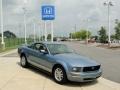 2008 Vista Blue Metallic Ford Mustang V6 Deluxe Coupe  photo #2