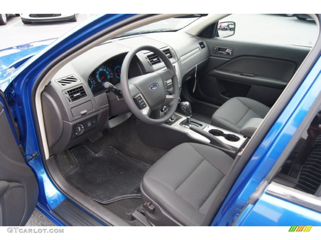 Charcoal Black Interior 2012 Ford Fusion Se V6 Photo