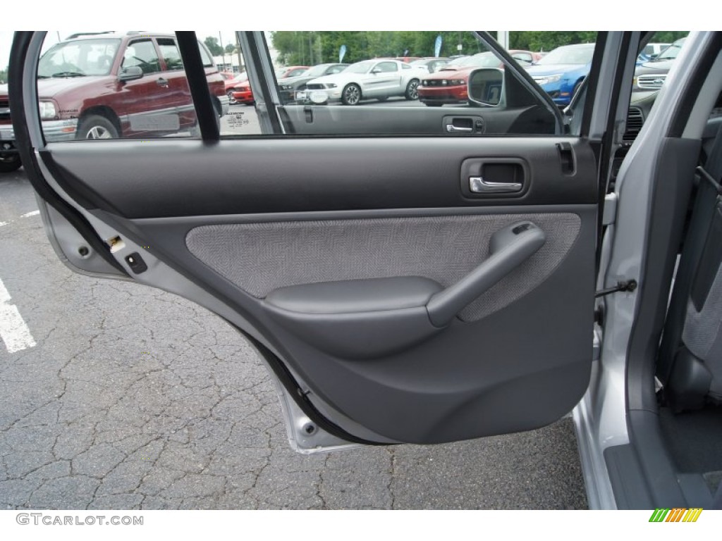 2002 Honda Civic EX Sedan Gray Door Panel Photo #51835909