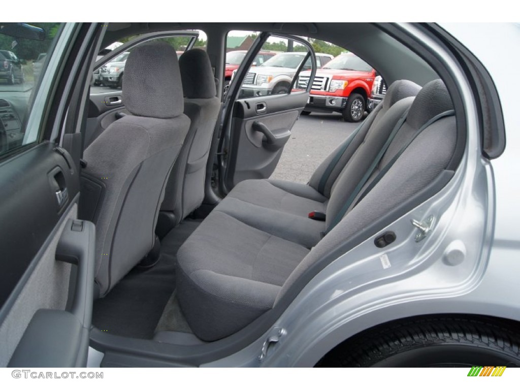 Gray Interior 2002 Honda Civic EX Sedan Photo #51835927