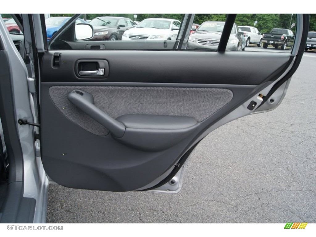 2002 Honda Civic EX Sedan Gray Door Panel Photo #51835951