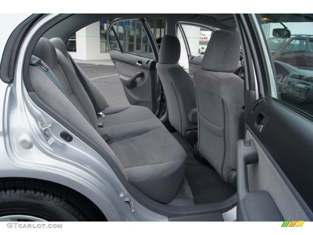 Gray Interior 2002 Honda Civic EX Sedan Photo #51835966