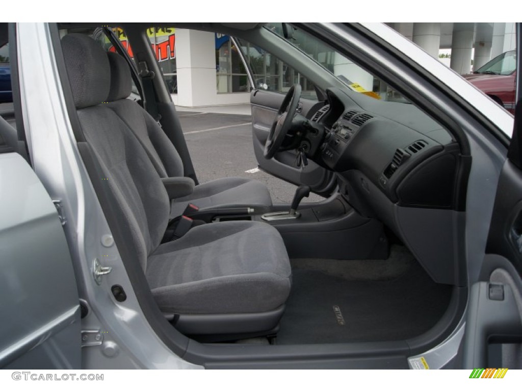 Gray Interior 2002 Honda Civic EX Sedan Photo #51835981