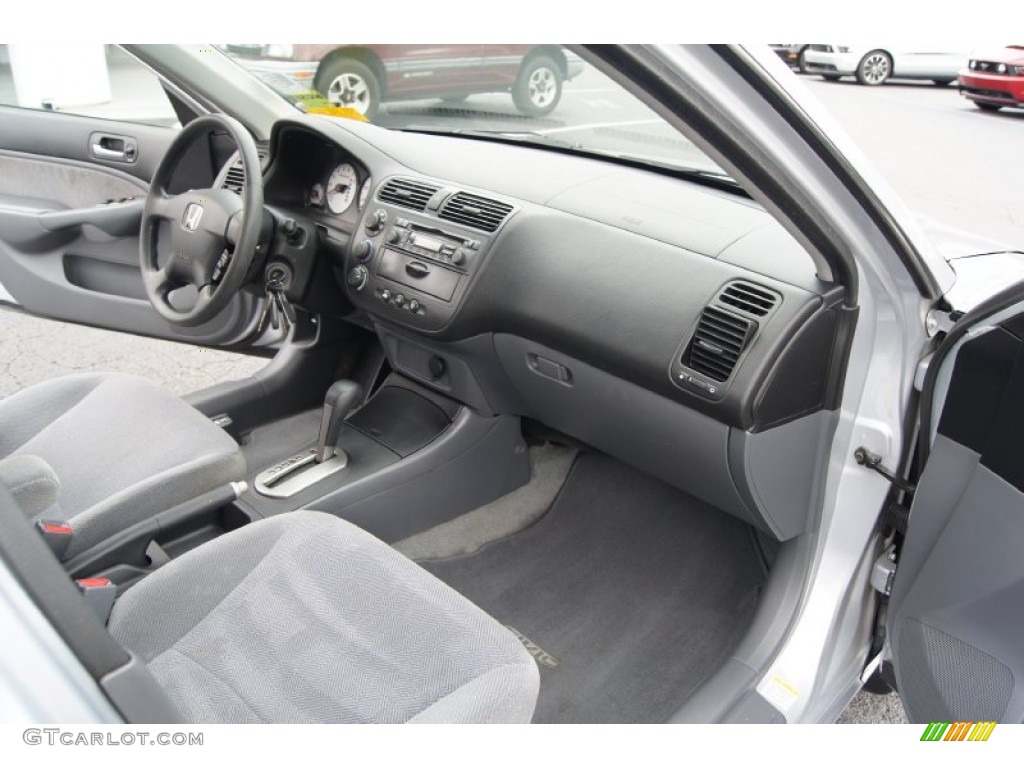 Gray Interior 2002 Honda Civic EX Sedan Photo #51835999