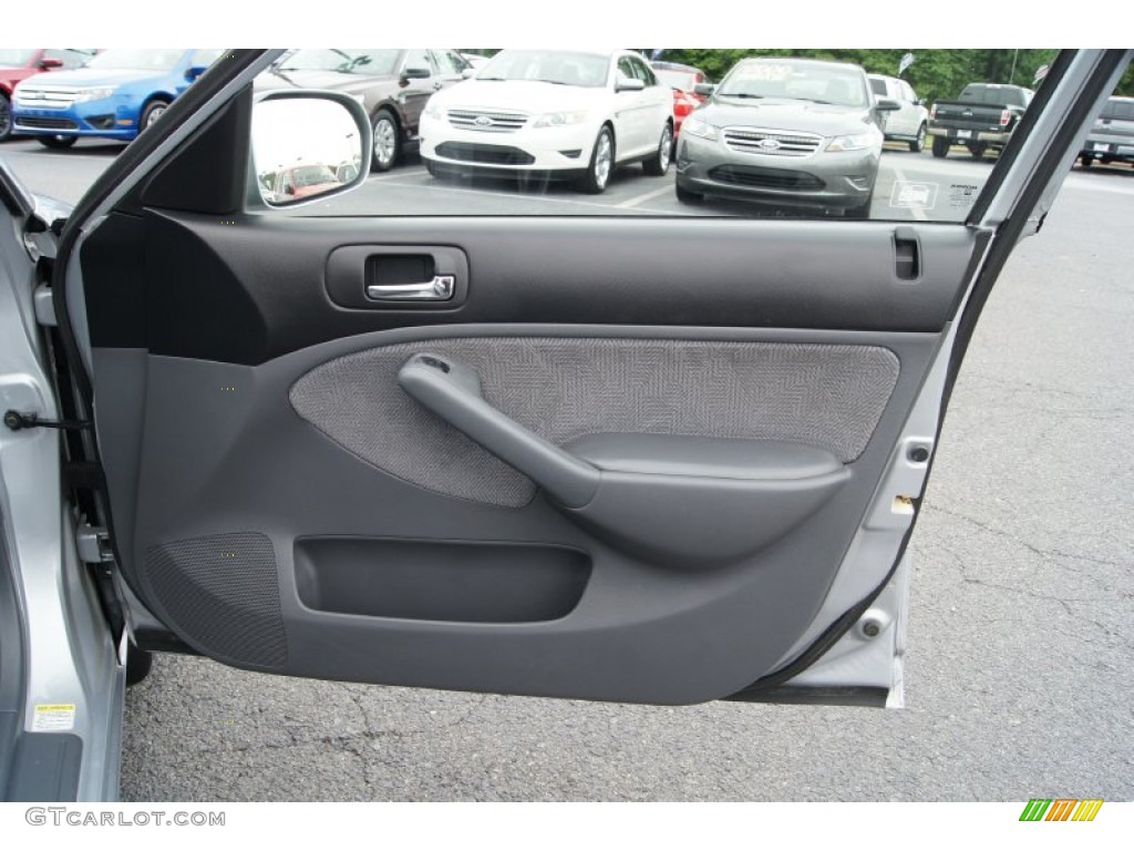 2002 Honda Civic EX Sedan Gray Door Panel Photo #51836011