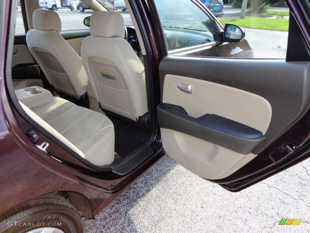 2009 Elantra GLS Sedan - Purple Rain / Beige photo #13