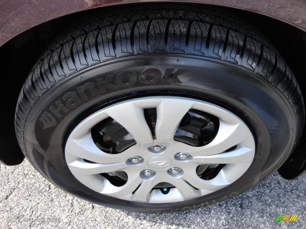 2009 Elantra GLS Sedan - Purple Rain / Beige photo #19