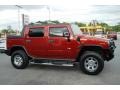 2005 Red Metallic Hummer H2 SUT  photo #3