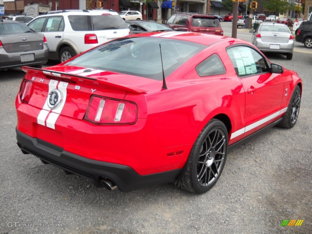 Race Red 2012 Ford Mustang Shelby GT500 SVT Performance Package Coupe Exterior Photo #51837610