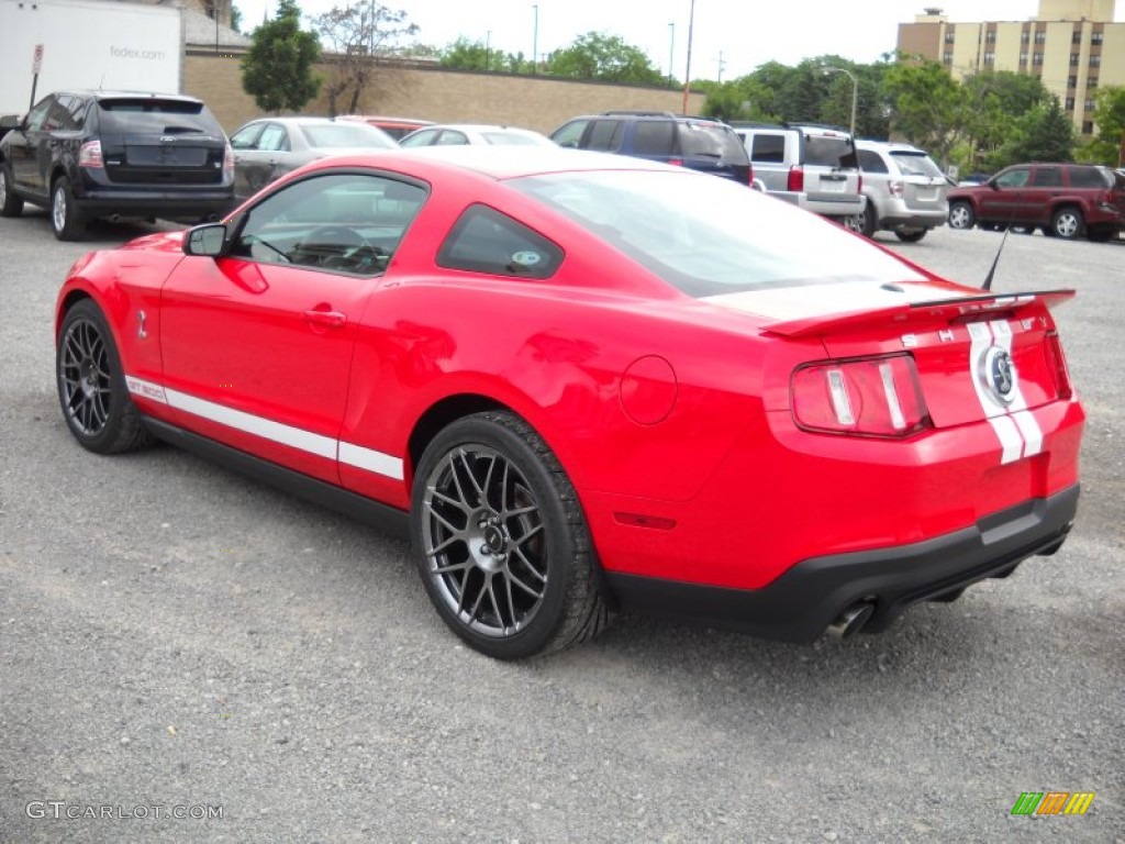 Race Red 2012 Ford Mustang Shelby GT500 SVT Performance Package Coupe Exterior Photo #51837643
