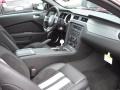 Charcoal Black/White Interior Photo for 2012 Ford Mustang #51837865