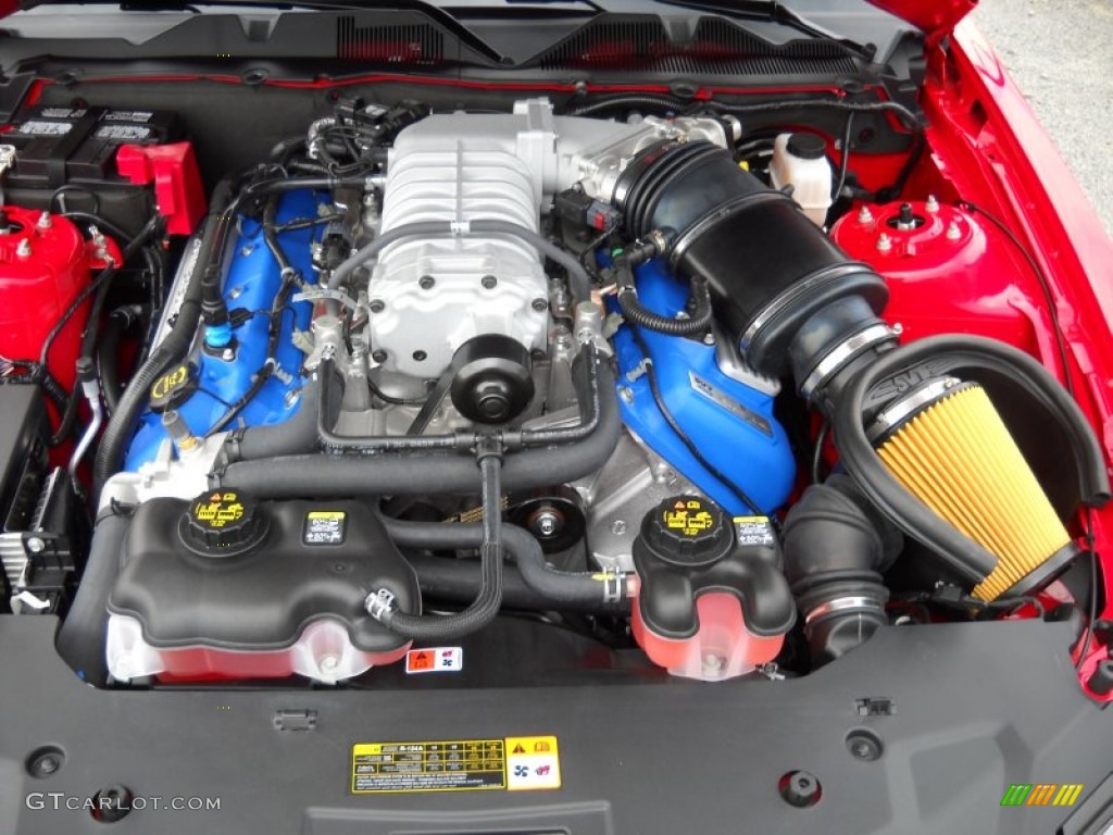 2012 Mustang Shelby GT500 SVT Performance Package Coupe - Race Red / Charcoal Black/White photo #19