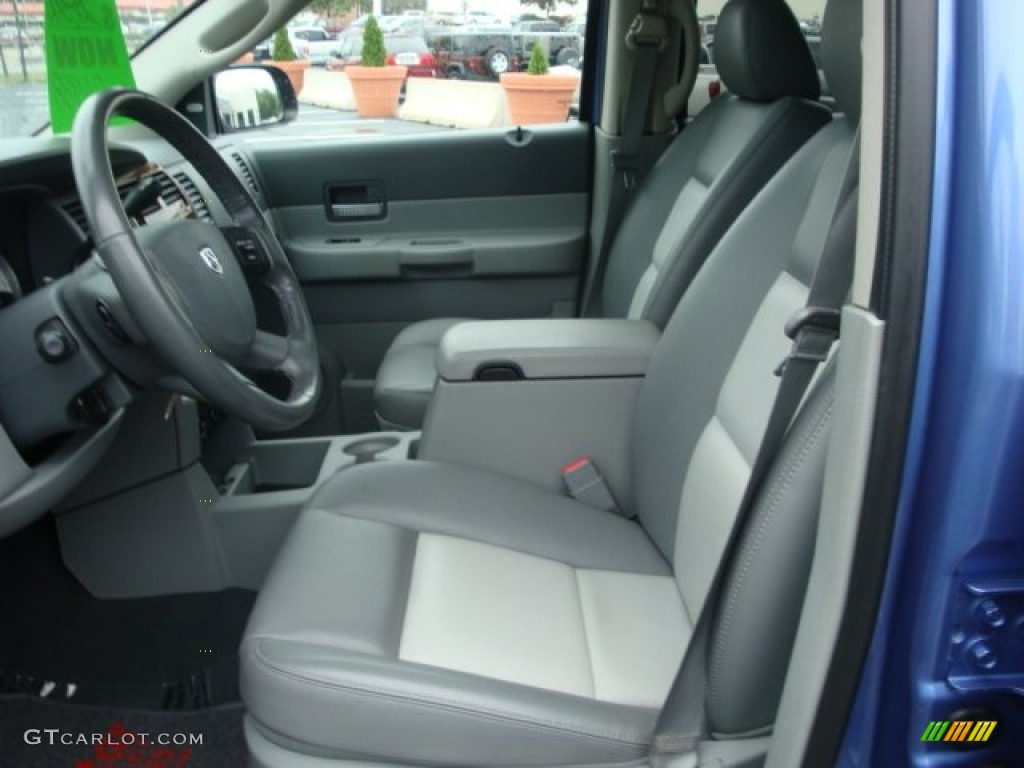 Dark/Light Slate Gray Interior 2008 Dodge Durango Adventurer 4x4 Photo #51838976