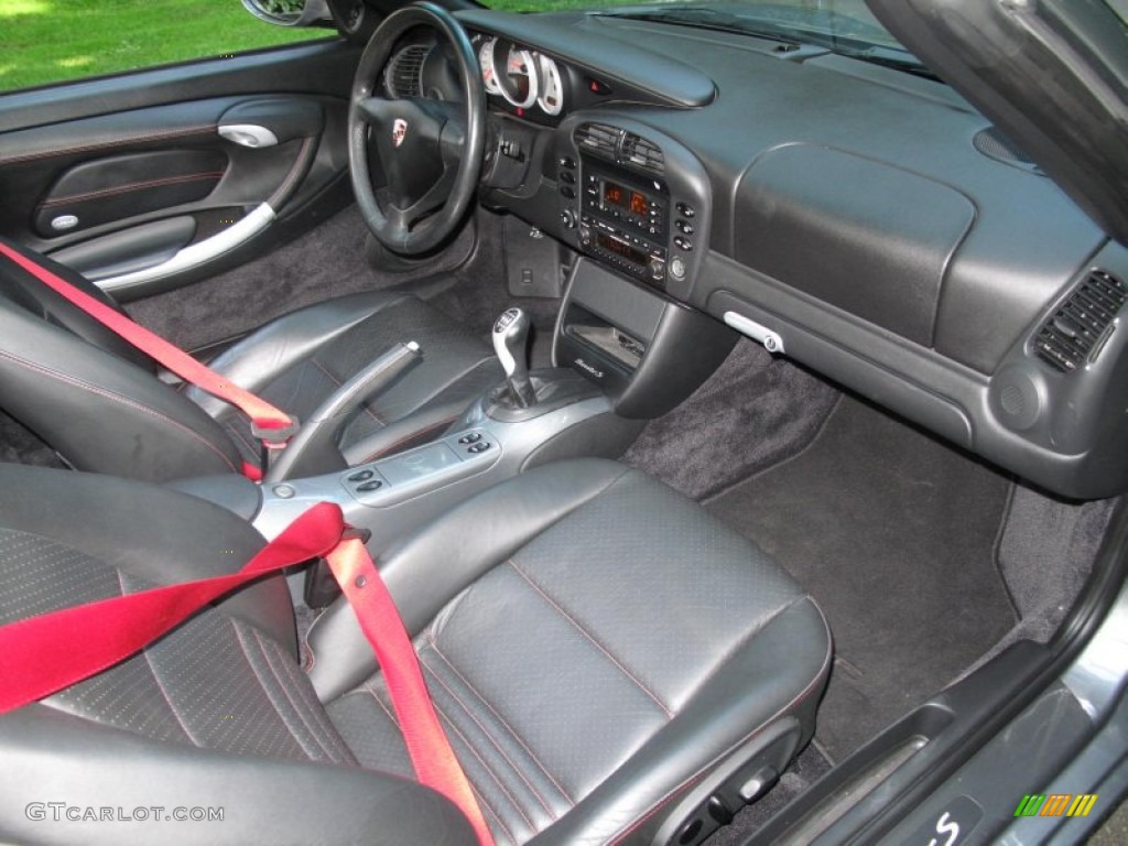 2003 Porsche Boxster S Black Dashboard Photo #51839269