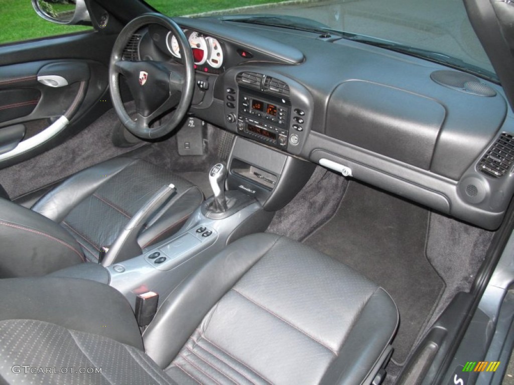 2003 Porsche Boxster S Black Dashboard Photo #51839317