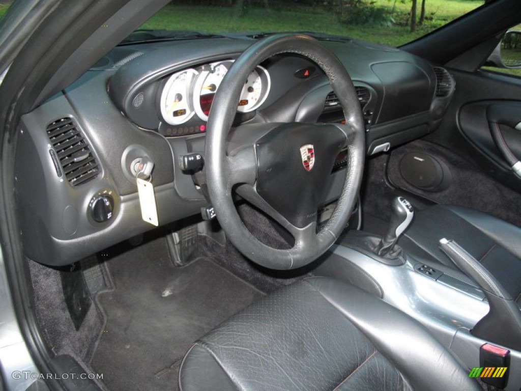 2003 Porsche Boxster S Black Dashboard Photo #51839335