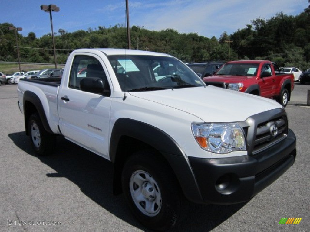 Super White Toyota Tacoma