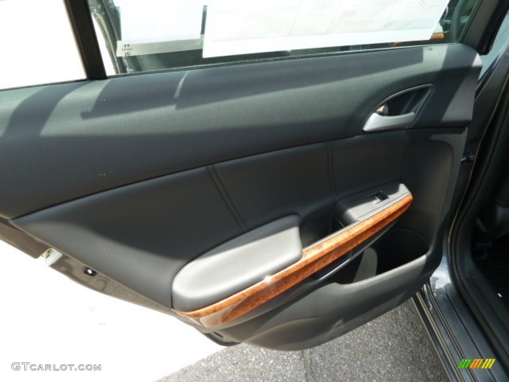 2011 Accord EX-L V6 Sedan - Polished Metal Metallic / Black photo #13