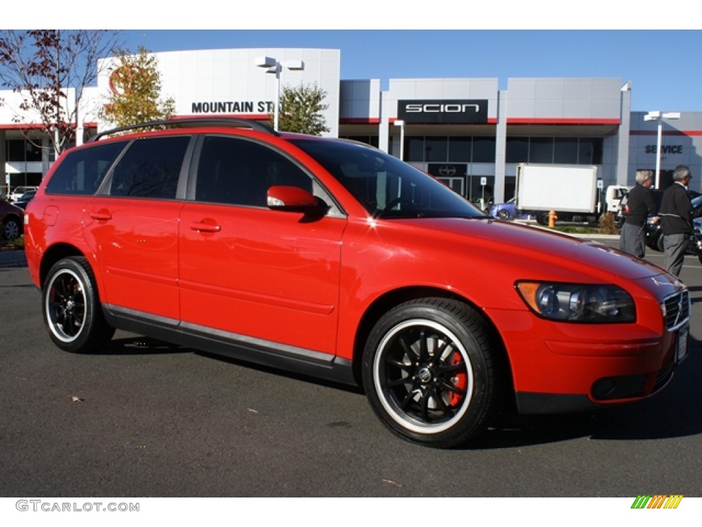 2005 V50 T5 AWD - Passion Red / Off-Black photo #1