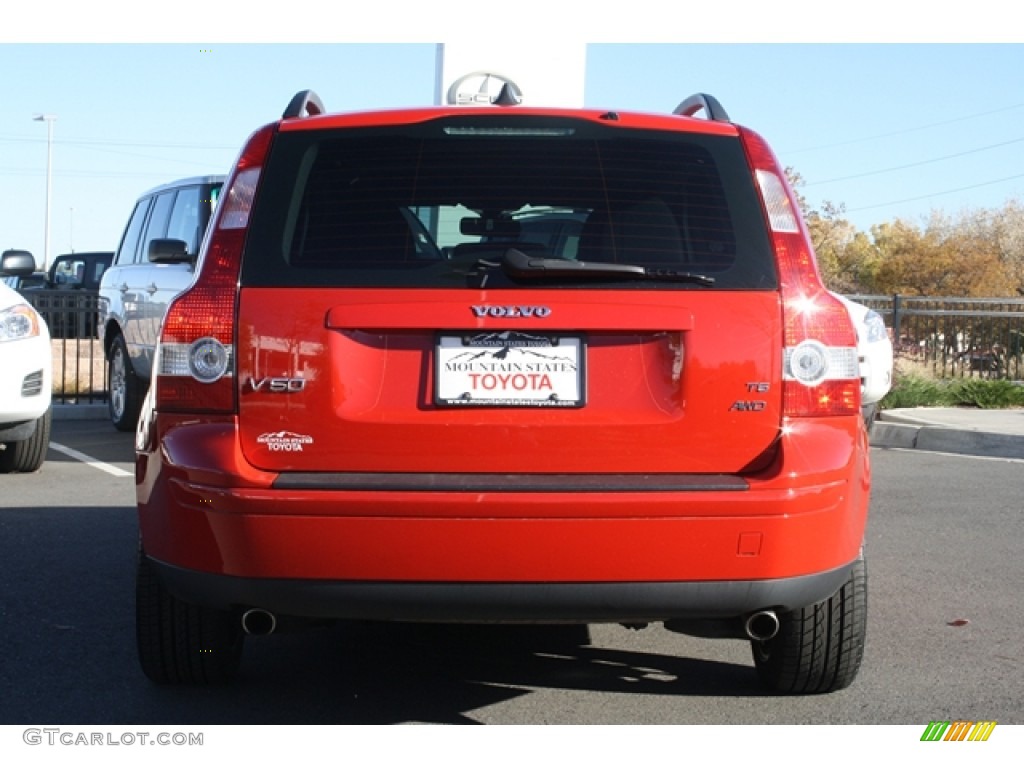 2005 V50 T5 AWD - Passion Red / Off-Black photo #3