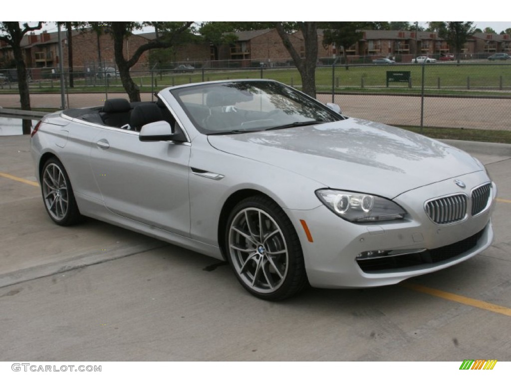 Titanium Silver Metallic 2012 BMW 6 Series 650i Convertible Exterior Photo #51842716