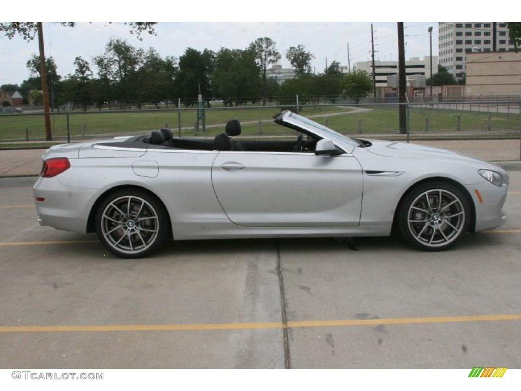Titanium Silver Metallic 2012 BMW 6 Series 650i Convertible Exterior Photo #51842728