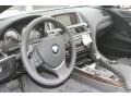 Black Nappa Leather 2012 BMW 6 Series 650i Convertible Dashboard