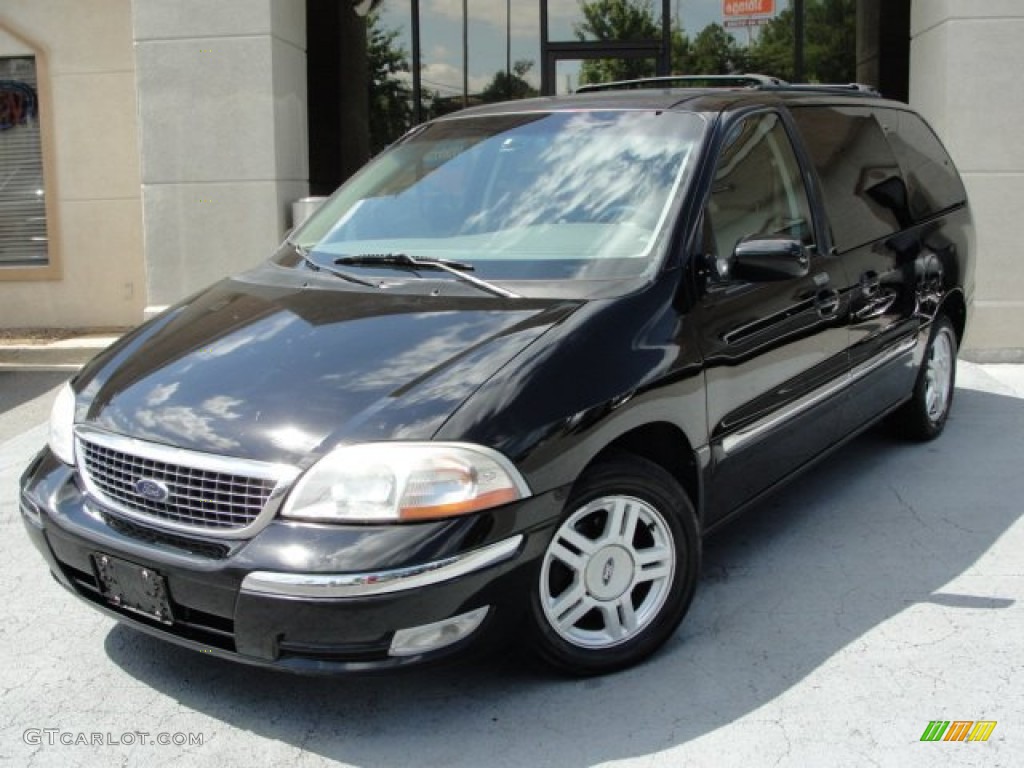 2001 Windstar SE - Black / Medium Graphite photo #2