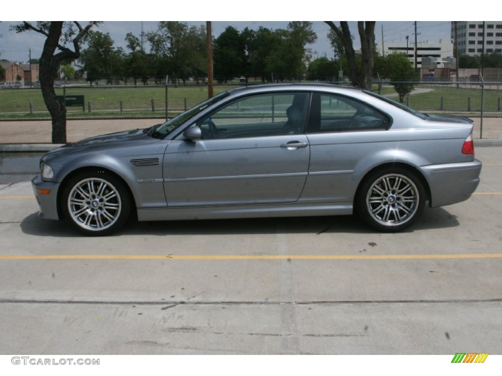 Silver Grey Metallic 2003 BMW M3 Coupe Exterior Photo #51844324
