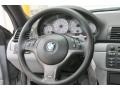 Grey 2003 BMW M3 Coupe Steering Wheel
