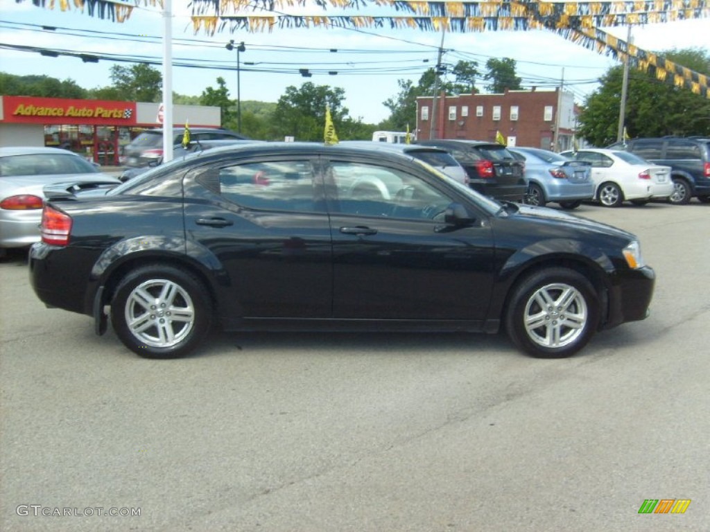 Brilliant Black Crystal Pearl 2009 Dodge Avenger SXT Exterior Photo #51844900