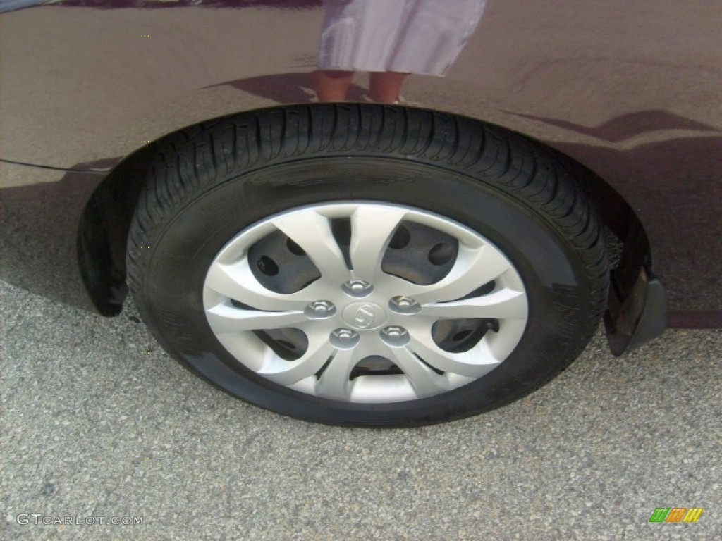2009 Elantra GLS Sedan - Purple Rain / Beige photo #9
