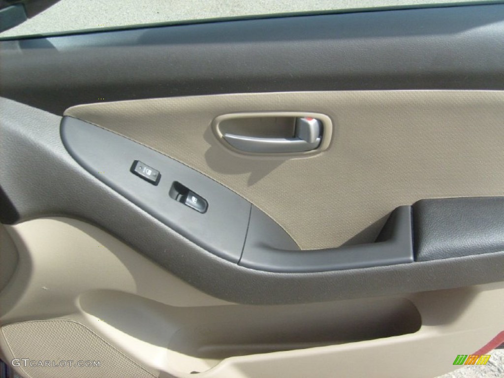 2009 Elantra GLS Sedan - Purple Rain / Beige photo #21