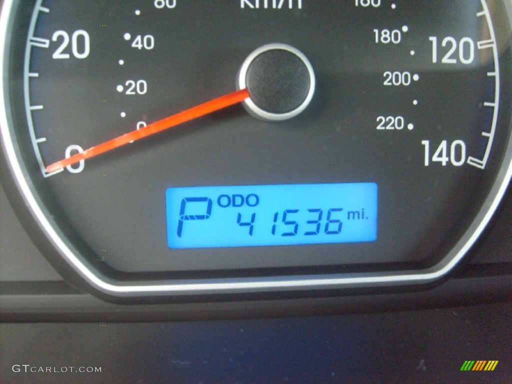 2009 Elantra GLS Sedan - Purple Rain / Beige photo #25