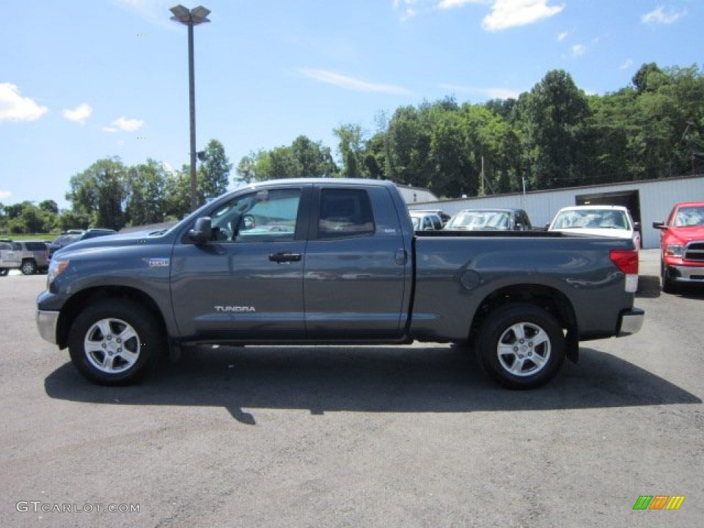 2010 Tundra SR5 Double Cab 4x4 - Slate Gray Metallic / Graphite Gray photo #4