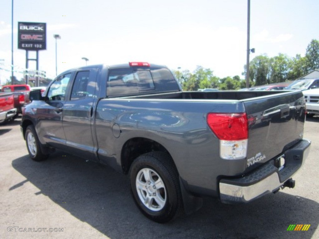 2010 Tundra SR5 Double Cab 4x4 - Slate Gray Metallic / Graphite Gray photo #5