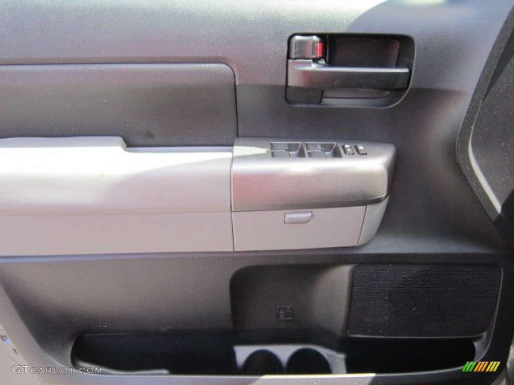 2010 Tundra SR5 Double Cab 4x4 - Slate Gray Metallic / Graphite Gray photo #12