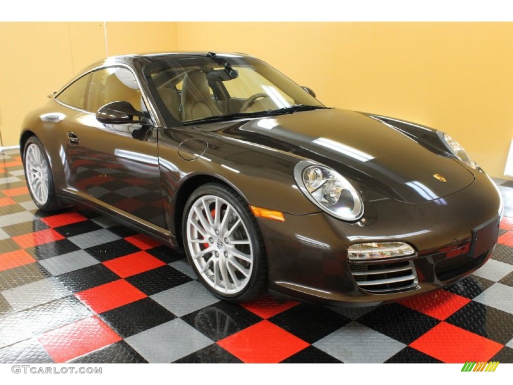 Macadamia Metallic 2009 Porsche 911 Targa 4S Exterior Photo #51845992