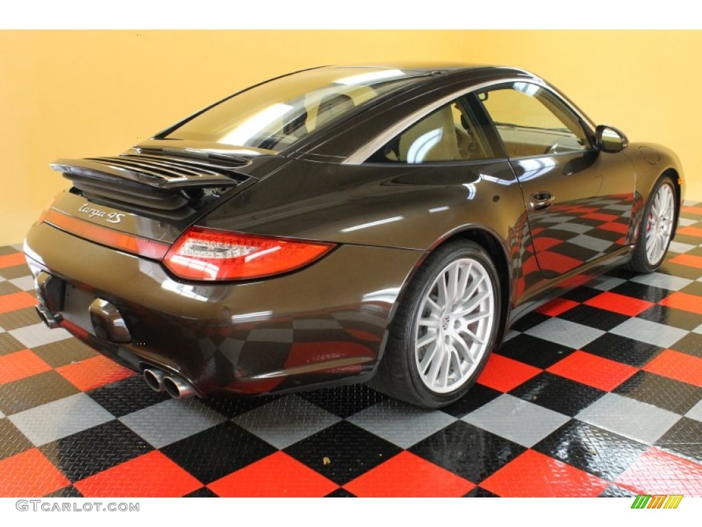 Macadamia Metallic 2009 Porsche 911 Targa 4S Exterior Photo #51846019
