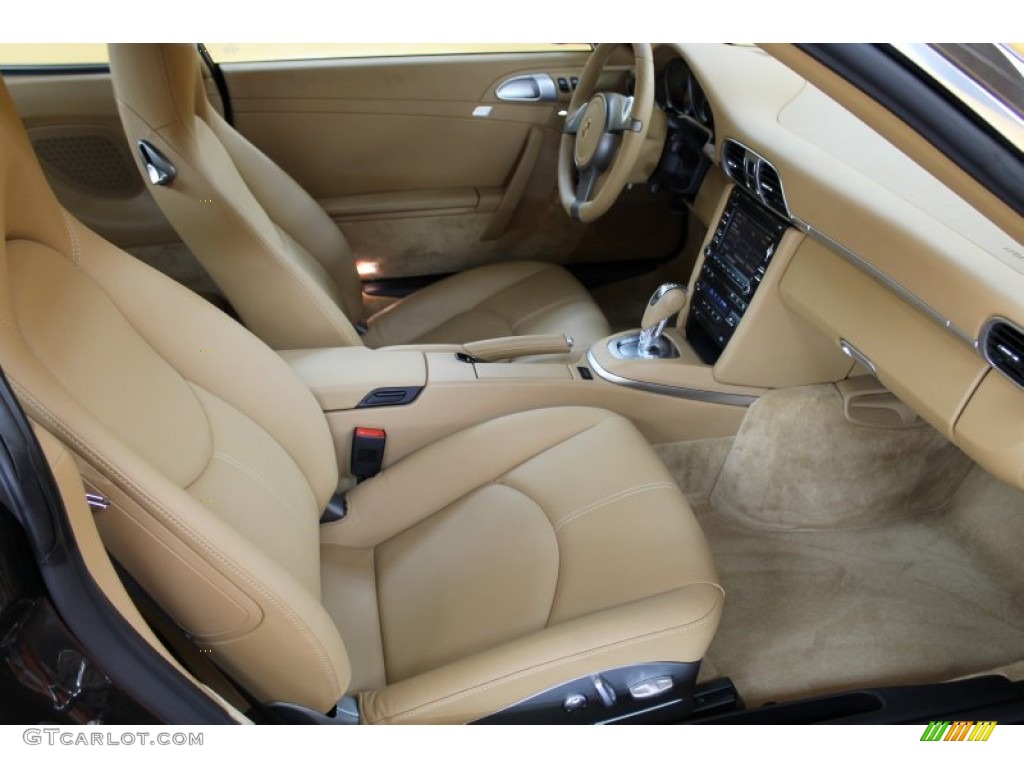 Sand Beige Interior 2009 Porsche 911 Targa 4S Photo #51846091