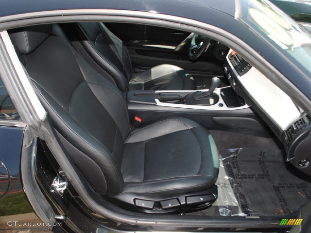 Black Interior 2006 BMW Z4 3.0si Coupe Photo #51846709